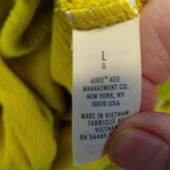 Aerie women's size Large mustard color tunic. - Picture 8 of 8